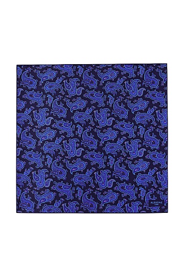 Темно-синий платок пейсли