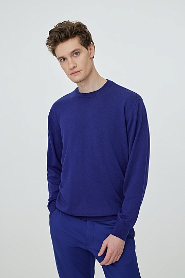 Джемпер синего цвета
