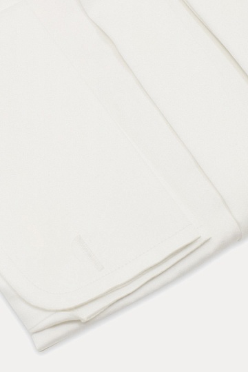 Белая сорочка под запонку