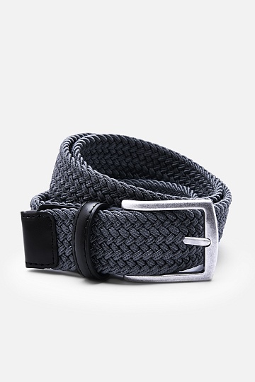 Мягкий ремень серого цвета