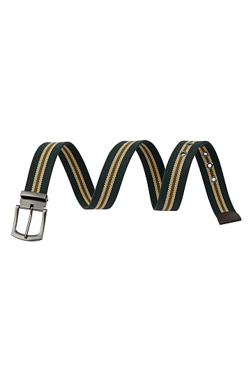 Темно-коричневый ремень с узором