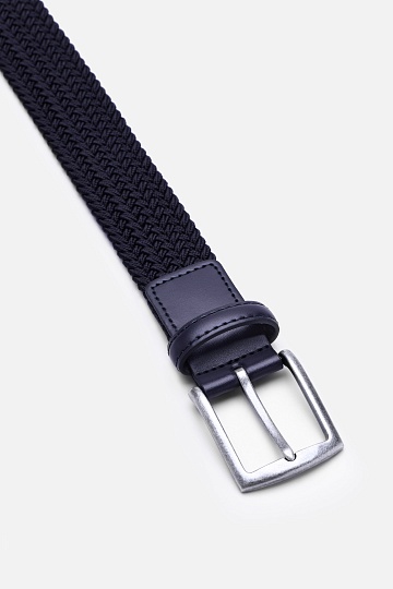 Мягкий ремень черного цвета