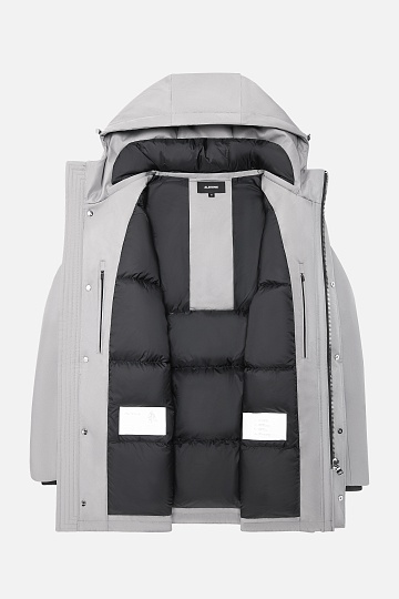 Парка светло-серого цвета