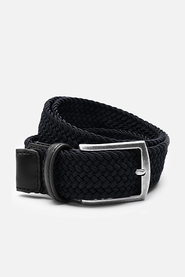 Мягкий ремень черного цвета