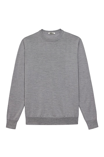 Джемпер серого цвета из шерсти