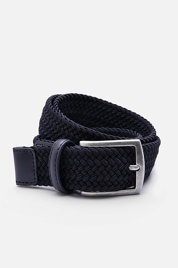 Мягкий ремень черного цвета