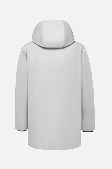 Парка светло-серого цвета