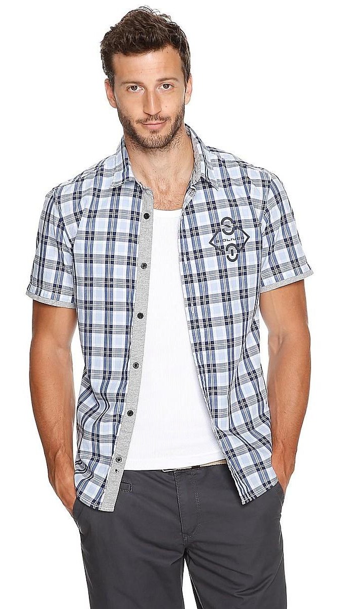 С чем носить сорочку с коротким рукавом