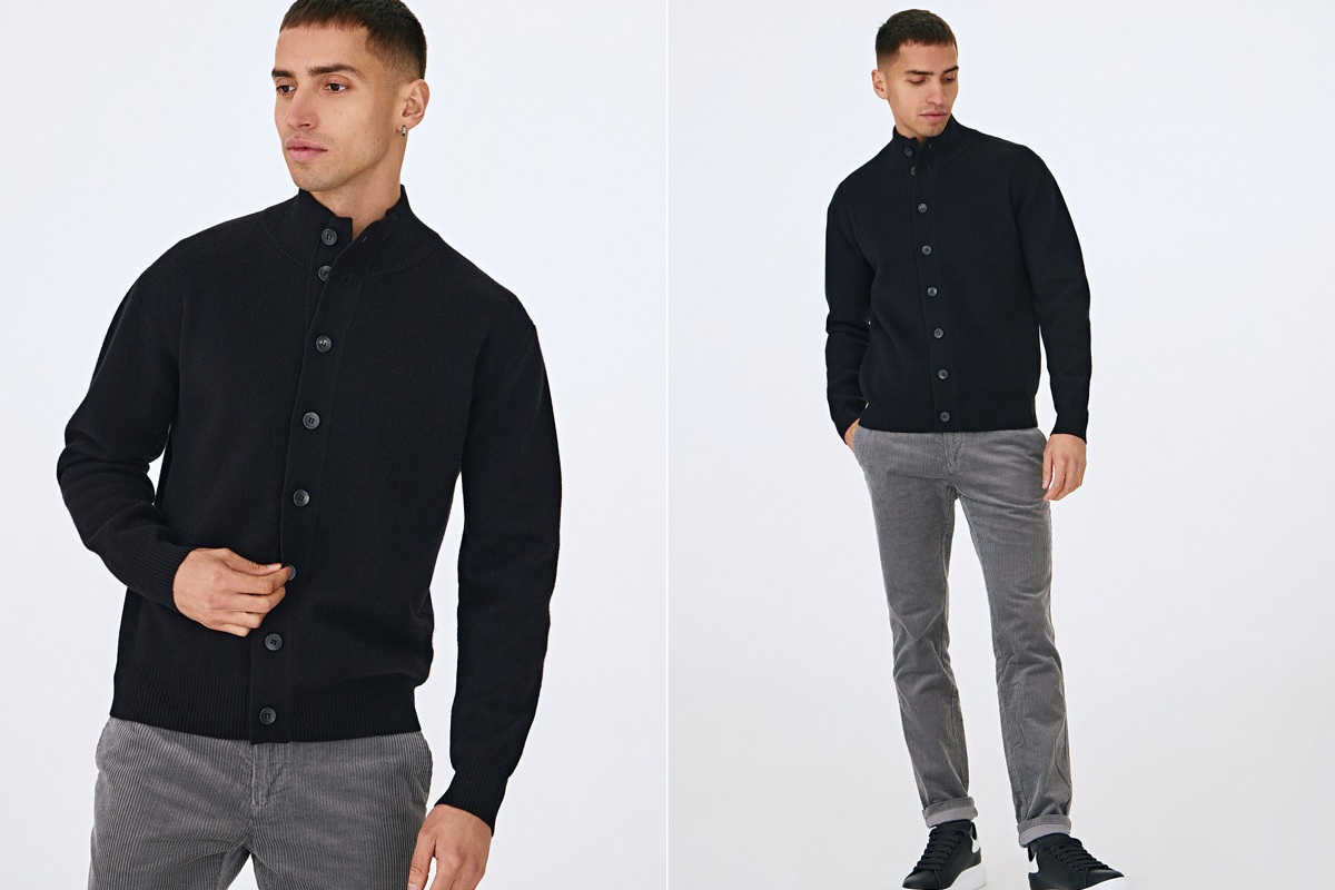 Находка месяца: черный кардиган с добавлением кашемира