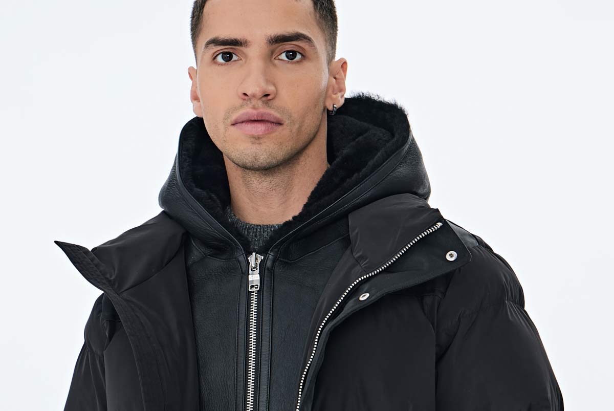 2 в 1: дубленка и пуховик объединились в одной вещи