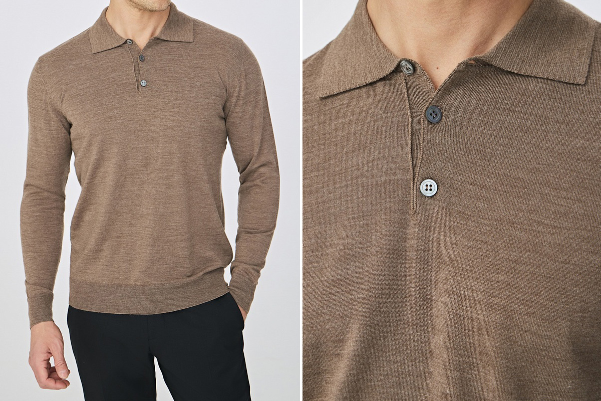 Вещь месяца: легкий джемпер с воротником-поло