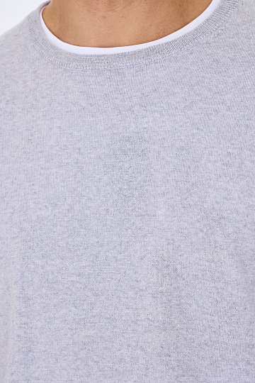 Серый джемпер из шерсти