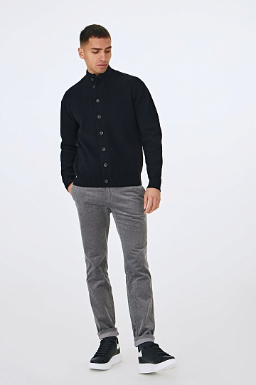 Черный кардиган с добавлением кашемира