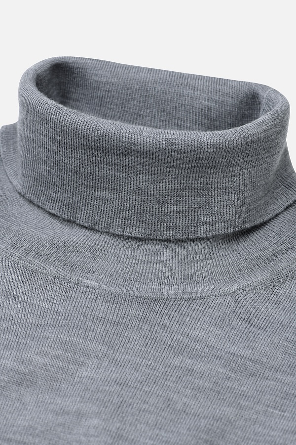 Базовая водолазка серого цвета