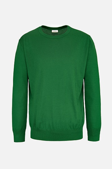 Зеленый джемпер из шерсти