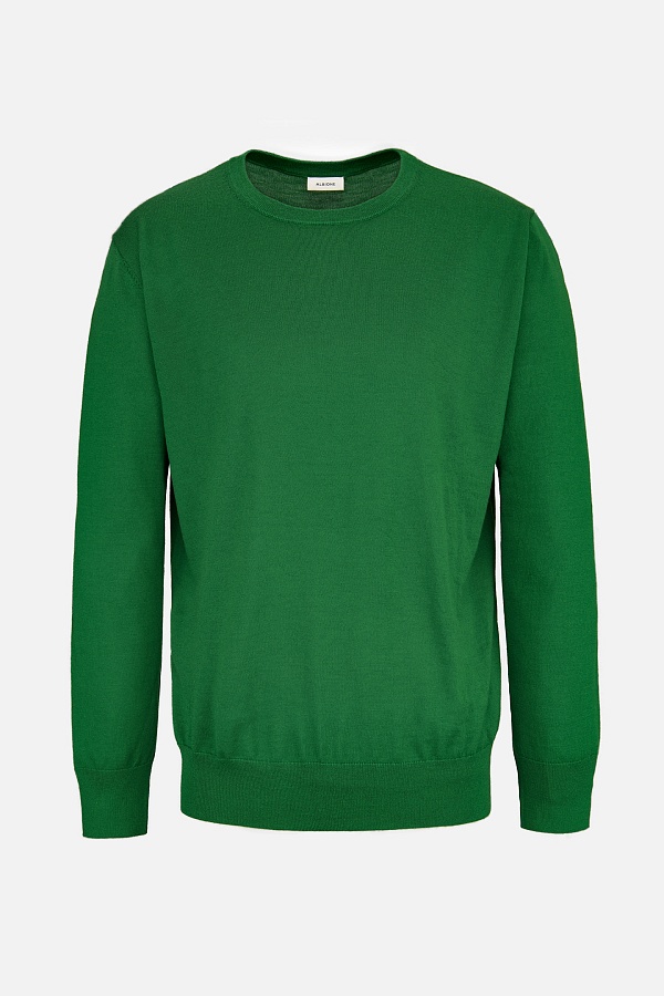 Зеленый джемпер из шерсти