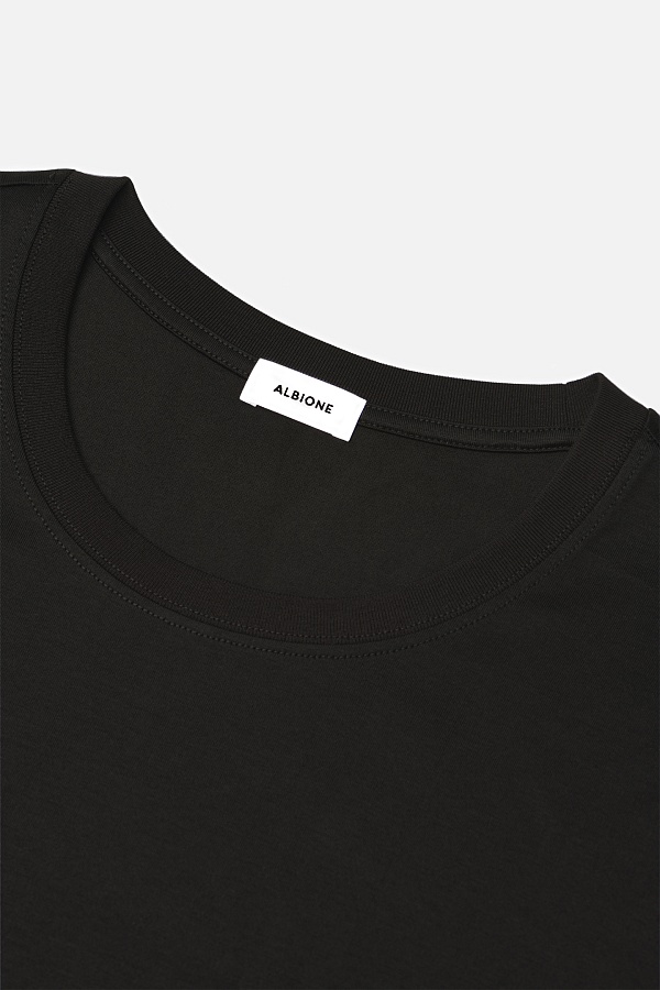 Черная базовая футболка