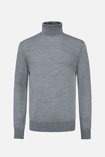 Базовая водолазка серого цвета