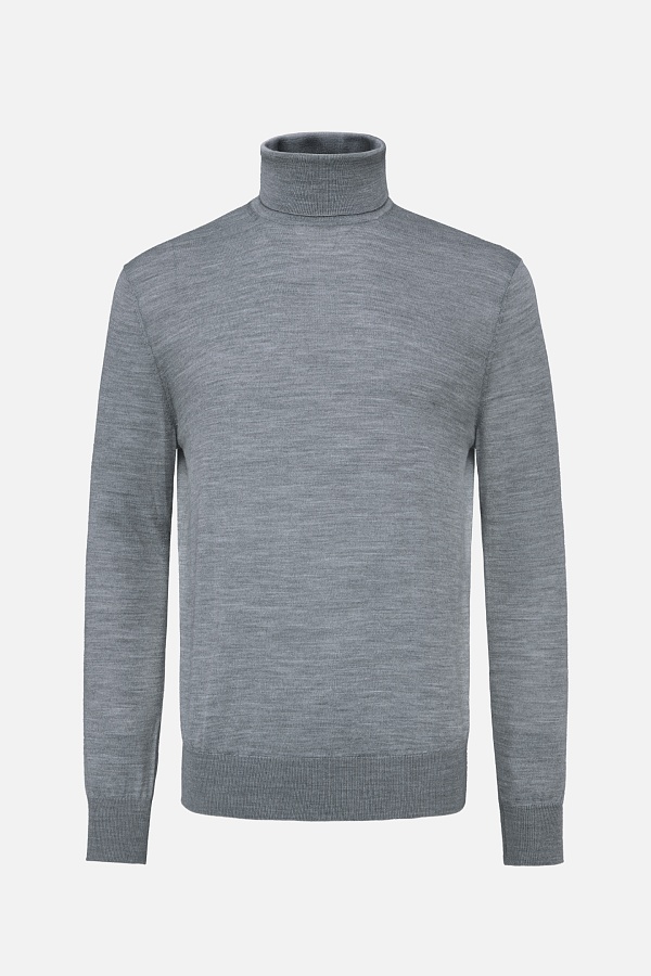 Базовая водолазка серого цвета