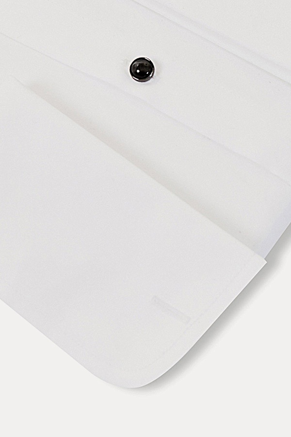 Белая сорочка под бабочку