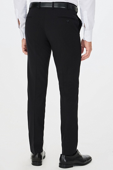 Черные однотонные брюки