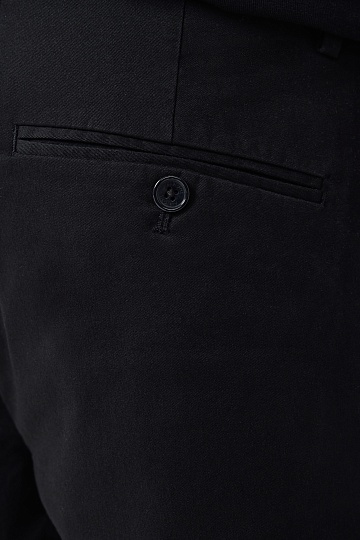 Черные хлопковые брюки