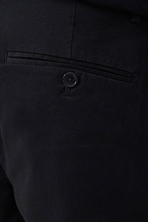 Черные хлопковые брюки