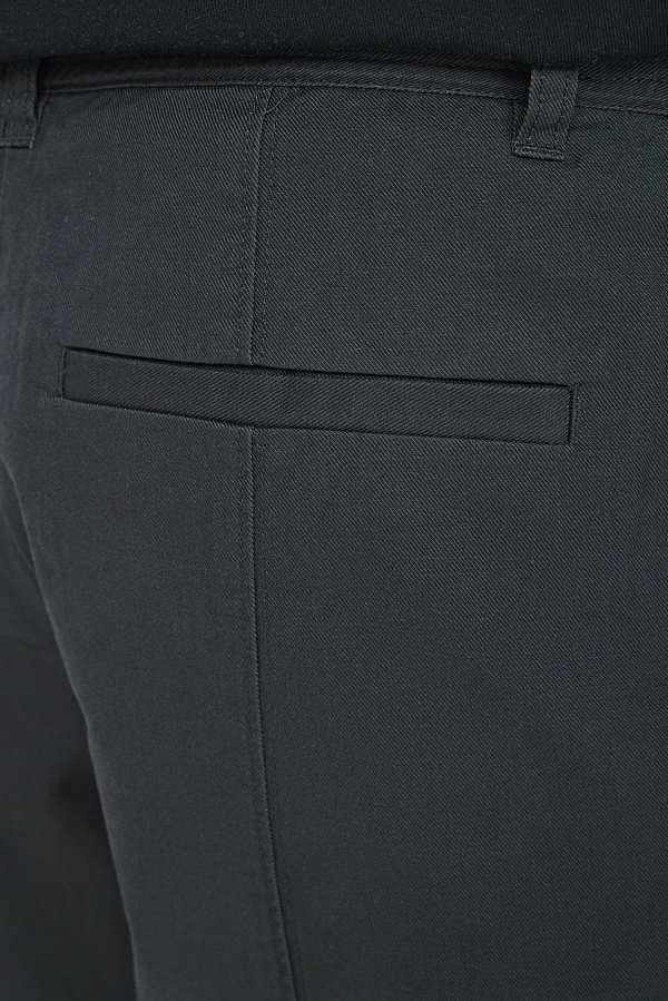 Темно-серые брюки-баллоны