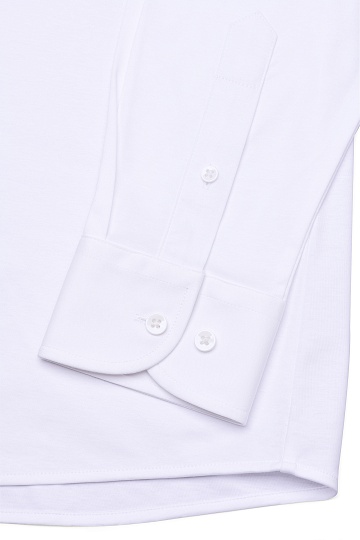 Однотонная белая сорочка