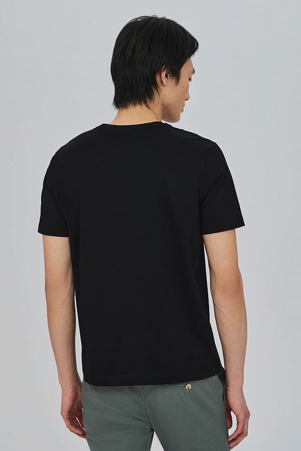 Черная базовая футболка