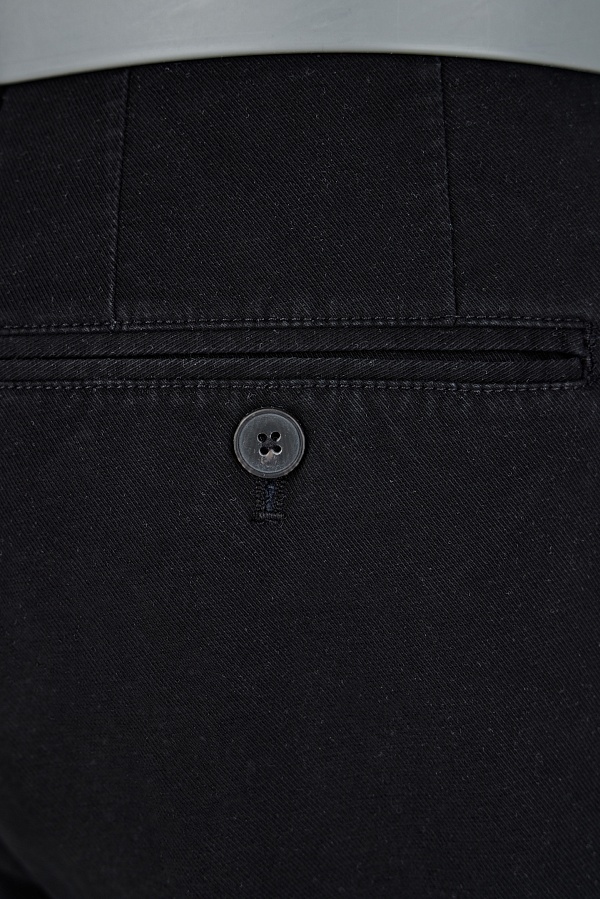 Черные хлопковые брюки