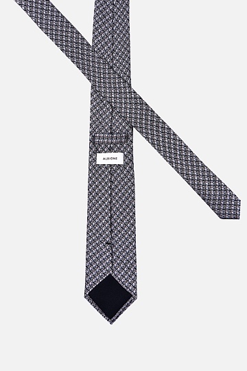 Стильный текстурный галстук черного цвета