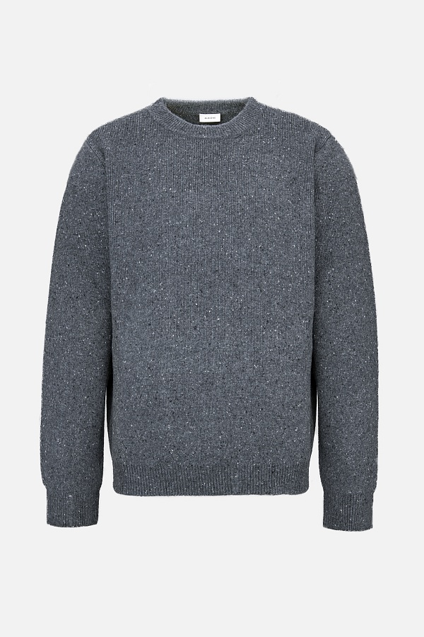 Серый джемпер с эффектом меланж