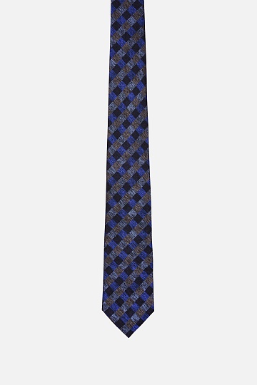 Стильный галстук черного цвета с принтом