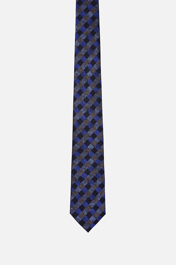 Стильный галстук черного цвета с принтом