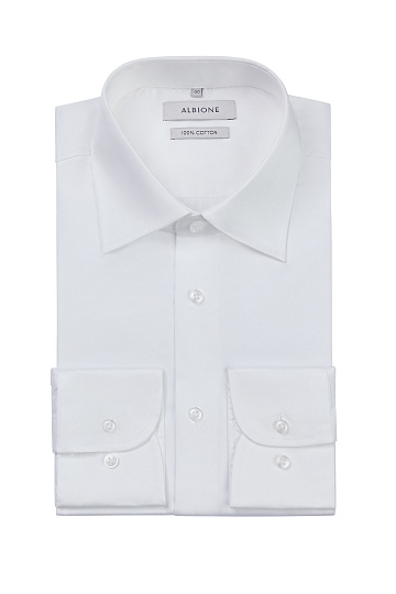 Белая однотонная сорочка