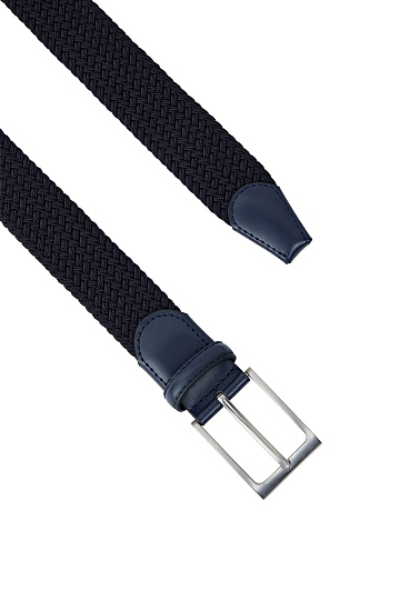 Темно-синий текстильный ремень