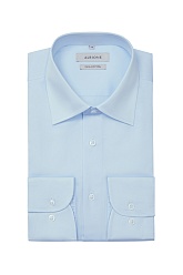 Голубая однотонная сорочка