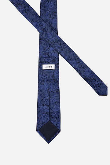 Стильный галстук с узором розы