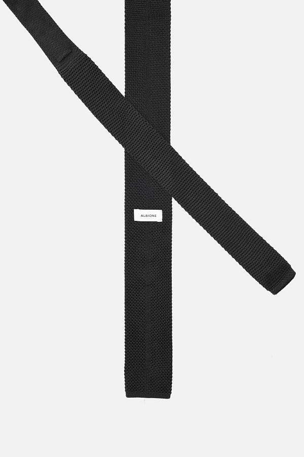 Галстук темно-коричневого цвета