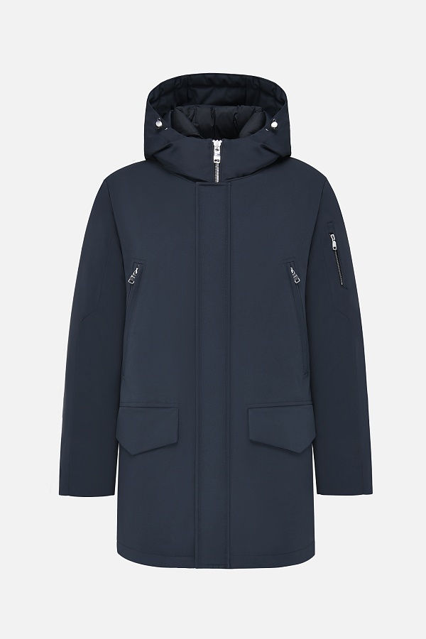 Парка черного цвета