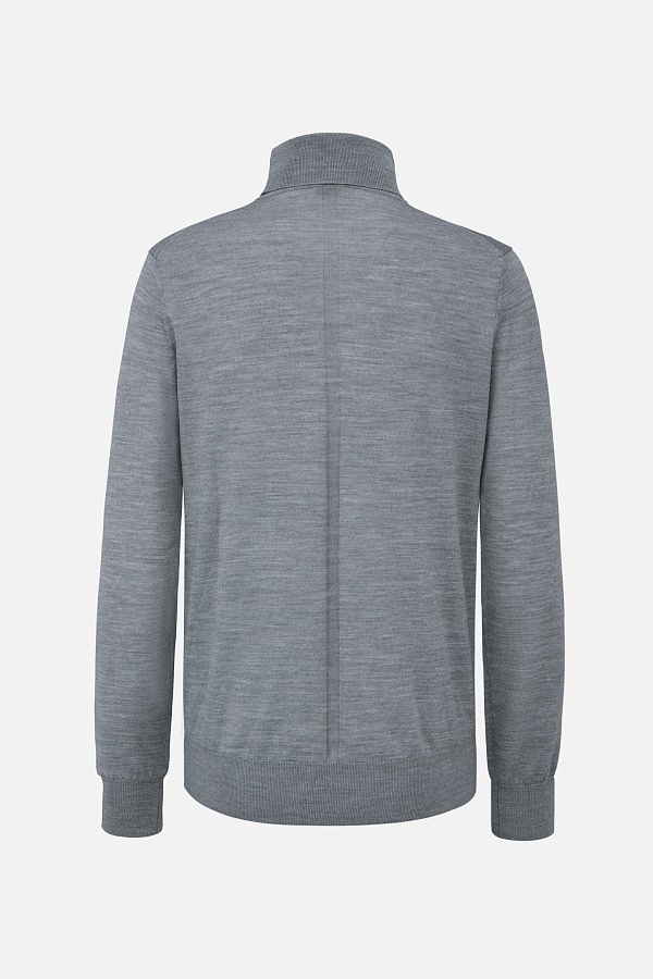 Базовая водолазка серого цвета