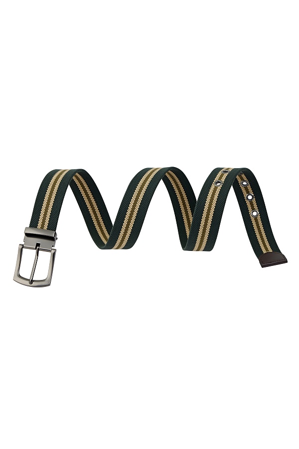 Темно-коричневый ремень с узором