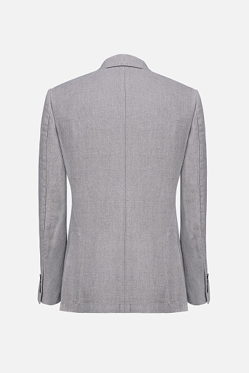 Льяной пиджак серого цвета