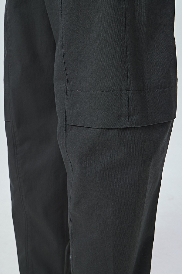 Темно-серые брюки-баллоны