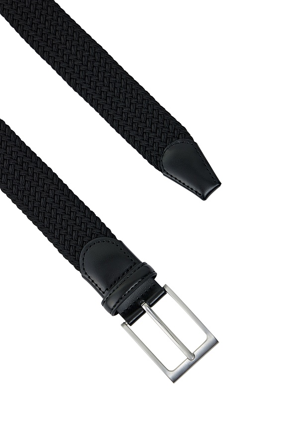 Черный текстильный ремень