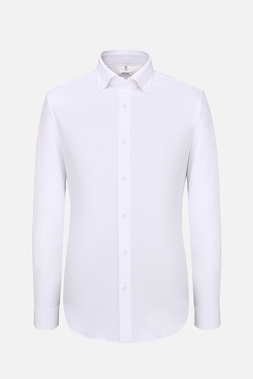 Однотонная белая сорочка