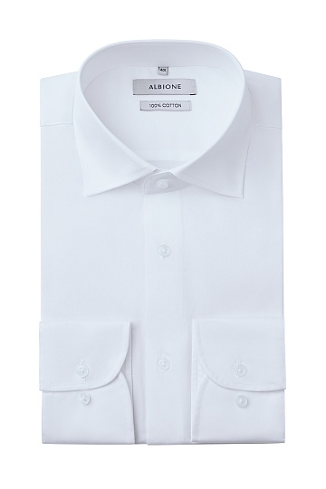 Белая однотонная сорочка