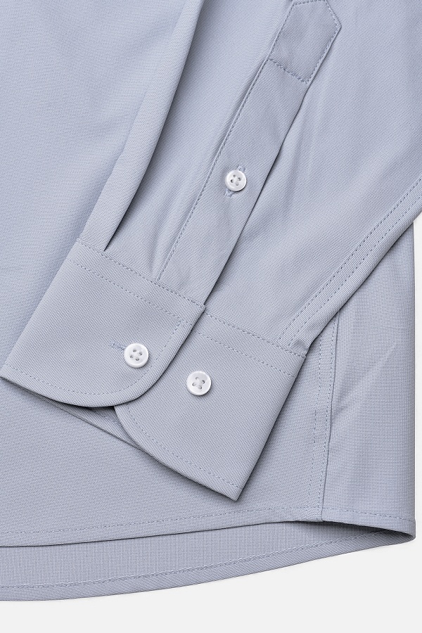 Серая однотонная сорочка