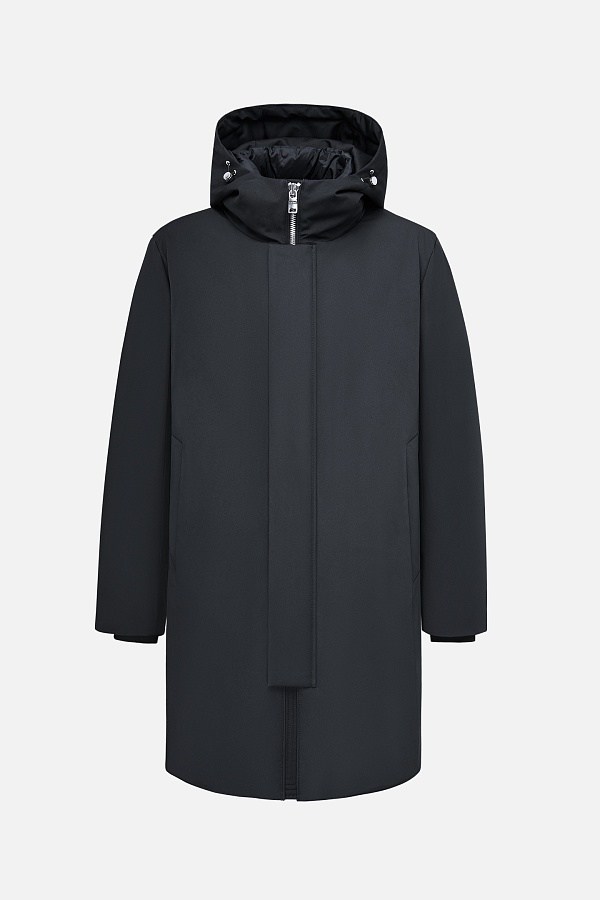 Пуховик черного цвета